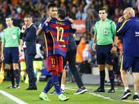 Neymar Jr. dedicated his goal to Rafinha during the match between FC Barcelona and Levante, corresponding at the week 4 of the spanish leagu...