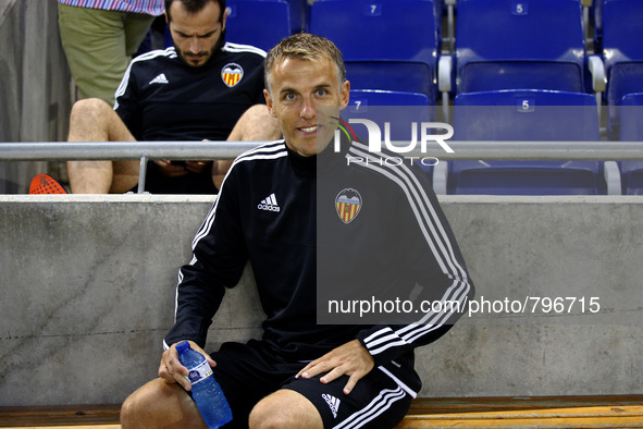 BARCELONA -september 22- SPAIN: Phil Neville in the match between RCD Espanyol and Real Madrid CF, corresponding to the week 5 of the spanis...