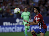 SPAIN, Madrid:Atletico de Madrid's Spanish midfielder Oliver Torres during the Spanish League 2015/16 match between Atletico de Madrid and G...