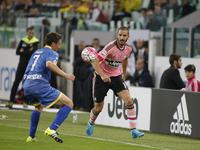 leonardo bonucci and alessandro frara during the serie A match between juventus fc and frosinone calcio at juventus stadium  on september 23...