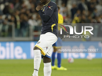 lys gomis before the serie A match between juventus fc and frosinone calcio at juventus stadium  on september 23, 2015 in torino, italy.  (