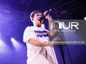British alternative rock band Nothing but Thieves in concert at Fabrique in Milan, Italy, on April 3 2022 (