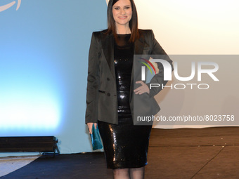 Laura Pausini, singer during the News Presentation of the film with Laura Pausini “Piacere di conoscerti” on April 05, 2022 at the Auditoriu...