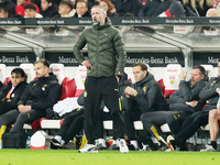 Borussia Dortmund head coach Marco Rose during the German championship Bundesliga football match between VFB Stuttgart and Borussia Dortmund...