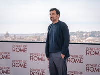 Edoardo Leo attends the photocall of the movie ''Power of Rome'' at the Hotel de la Ville  on April 13, 2022 in Rome, Italy (