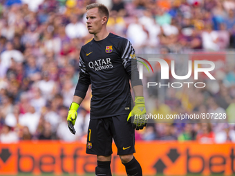 BARCELONA- september, 26- SPAIN: Marc-Andre Ter Stegen during the match beetwen FC Barcelona and Las Palmas, for the week 6 of the Spanish l...