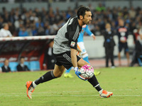 Buffon Juventus FC during the italian Serie A football match between SSC Napoli and Juventus FC at San Paolo Stadium on September 26, 2015 i...