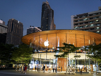 A general view of the brand Apple Store at Central World, in Bangkok, Thailand, 16 April 2022. (