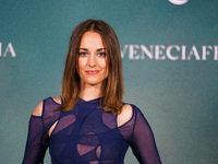 Actress Silvia Alonso attends the 'Veneciafrenia' photocall at Sony Pictures projection hall on April 18, 2022 in Madrid, Spain.  (