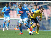 Goran Pandev during Italian Serie A match between SSC Napoli and SS Lazio Football / Soccer at Stadio San Paolo on April 13, 2014 in Naples,...