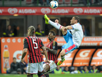 Bergessio (Catania) during the Serie Amatch between Milan vs Catania, on April 13, 2014. (