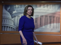 House Speaker Nancy Pelosi(D-CA) speaks about Lower Gas Prices legislation during press conference, today on April 28, 2022 at HVC/Capitol H...