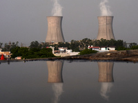A general view of the coal-fired thermal Power Plant of National Thermal Power Corporation (NTPC), at Dadri in Gautam Budh Nagar district, U...