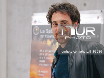 Elio Germano attends a photocall for the Award 'Lo Spiraglio Fondazione Roma at the Maxxi Museum on May 08, 2022 in Rome, Italy (