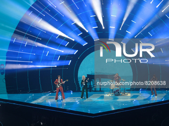 Reddi (The show) Denmark during the Eurvision Song Contest 2022, first Semi-Final - Dress Rehearsal on May 09, 2022 at Pala Alpitour in Turi...