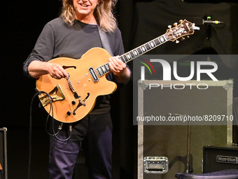 Pat Metheny during the Concert Side-Eye, on 8th May 2022, at Auditorium Parco della Musica, Rome, Italy. (