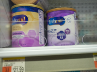 View of almost empty baby formula shelves at a Duane Reade in New York City, USA on Wednesday, May 11,  2022.

“The baby formula shortage is...