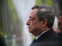 Italian Prime Minister Mario Draghi at the 1st edition of ”Verso Sud” organized by the European House - Ambrosetti in Sorrento, Naples Italy...