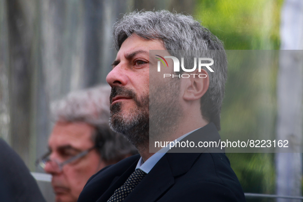 Roberto Fico the president of the Italian chamber of deputies at the 1st edition of ”Verso Sud” organized by the European House - Ambrosetti...