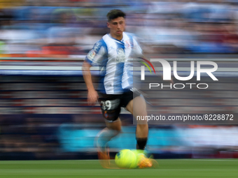 Ruben Sanchez during the match between RCD Espanyol and Valencia CF, corresponding to the week 36 of the Liga Santander, played at the RCDE...