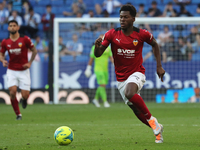 Yunus Musah during the match between RCD Espanyol and Valencia CF, corresponding to the week 36 of the Liga Santander, played at the RCDE St...
