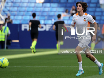 Bryan Gil during the match between RCD Espanyol and Valencia CF, corresponding to the week 36 of the Liga Santander, played at the RCDE Stad...