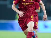 Bryan Cristante of AS Roma during the Serie A match between AS Roma and Venezia Fc on May 14, 2022 in Rome, Italy.  (