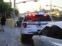 A shooting took place at a busy market in Houston, Texas, Sunday, May 15, 2022. Two were reported dead at the scene and three more victims h...