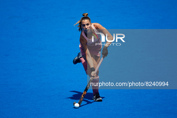 Sofia Toccalino of Argentina in action during the FIH Hockey Pro League Women game between Spain and Argentina at Estadio Betero, May 15, 20...