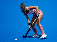 Agostina Alonso of Argentina in action during the FIH Hockey Pro League Women game between Spain and Argentina at Estadio Betero, May 15, 20...