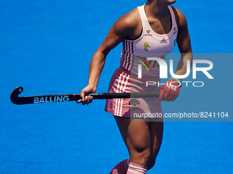 Daiana Pacheco of Argentina looks on during the FIH Hockey Pro League Women game between Spain and Argentina at Estadio Betero, May 15, 2022...