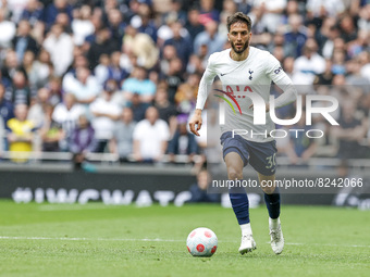 Rodrigo Bentancur (30) of Tottenham Hotspur during the English championship Premier League football match between Tottenham Hotspur and Burn...