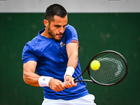 Thomas FABBIANO of Italia during the Qualifying Day one of Roland-Garros 2022, French Open 2022, Grand Slam tennis tournament on May 16, 202...