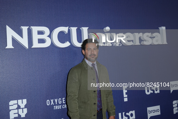 NEW YORK, NEW YORK - MAY 16: Jon Huertas attend the 2022 NBCUniversal Upfront at Mandarin Oriental Hotel on May 16, 2022 in New York City. 