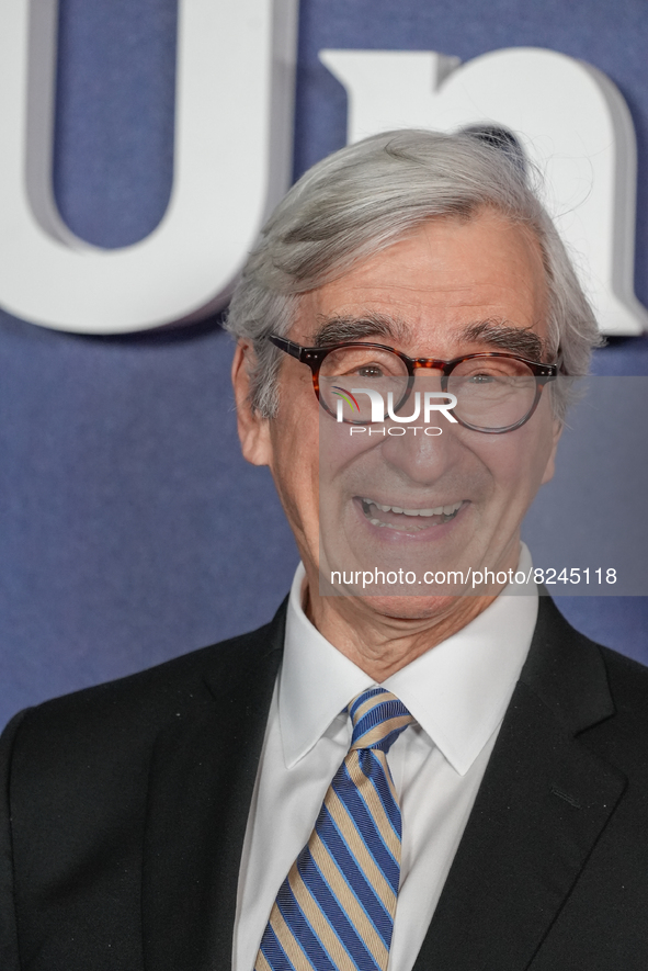 NEW YORK, NEW YORK - MAY 16: Sam Waterson attend the 2022 NBCUniversal Upfront at Mandarin Oriental Hotel on May 16, 2022 in New York City. 