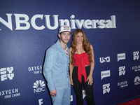NEW YORK, NEW YORK - MAY 16: Shakira and Nick Jonas attend the 2022 NBCUniversal Upfront at Mandarin Oriental Hotel on May 16, 2022 in New Y...