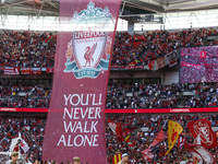  Liverpool fansduring FA Cup Final between Chelsea and Liverpool at Wembley Stadium , London, UK 14th May , 2022
 (