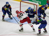GOAL
BAU Mathias (Denamark)  during the Ice Hockey World Championship - Italy vs Denmark on May 17, 2022 at the Ice Hall in Helsinki, Finla...