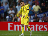 Chelsea's Mason Mount misses his penalty during FA Cup Final between Chelsea and Liverpool at Wembley Stadium , London, UK 14th May , 2022...