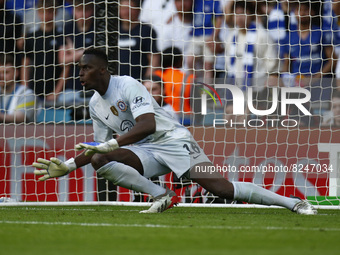  Chelsea's Edouard Mendy during FA Cup Final between Chelsea and Liverpool at Wembley Stadium , London, UK 14th May , 2022
 (