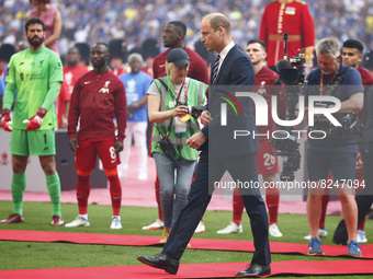  HRH Prince William before FA Cup Final between Chelsea and Liverpool at Wembley Stadium , London, UK 14th May , 2022
 (