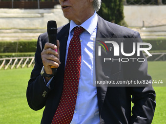 Giovanni Malago President of CONI during the press conference for the presentation of the 89° CSIO di Roma Piazza di Siena - Master d'Inzeo,...