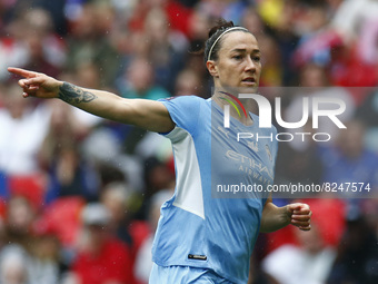 LONDON, ENGLAND - MAY 15:Lucy Bronze of Manchester City WFC  during Women's  FA Cup Final between Chelsea Women and Manchester City Women  a...