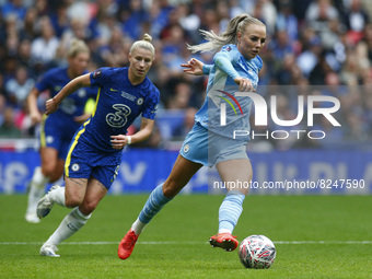 LONDON, ENGLAND - MAY 15:Alex Greenwood of Manchester City WFC during Women's  FA Cup Final between Chelsea Women and Manchester City Women...