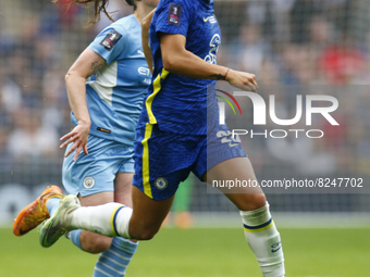 LONDON, ENGLAND - MAY 15:Chelsea Women Sam Kerr during Women's  FA Cup Final between Chelsea Women and Manchester City Women  at Wembley Sta...
