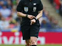 LONDON, ENGLAND - MAY 15:Referee Kirsty Dowie during Women's  FA Cup Final between Chelsea Women and Manchester City Women  at Wembley Stadi...