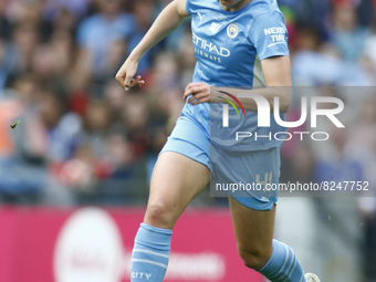 LONDON, ENGLAND - MAY 15:Julie Blakstad of Manchester City WFC during Women's  FA Cup Final between Chelsea Women and Manchester City Women...