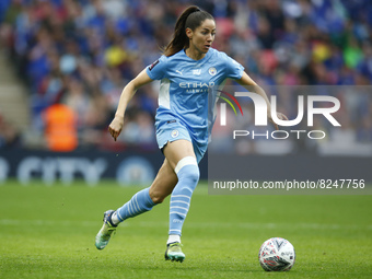 LONDON, ENGLAND - MAY 15:Vicky Losada of Manchester City WFC during Women's  FA Cup Final between Chelsea Women and Manchester City Women  a...