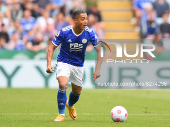 
Youri Tielemans of Leicester City looking for options during the Premier League match between Leicester City and Southampton at the King P...