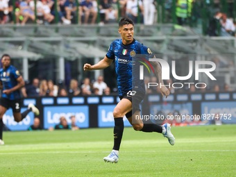 italian soccer Serie A match between FC Internazionale  v UC Sampdoria on May 22, 2022 at the Giuseppe Meazza stadium in San Siro in Milano,...